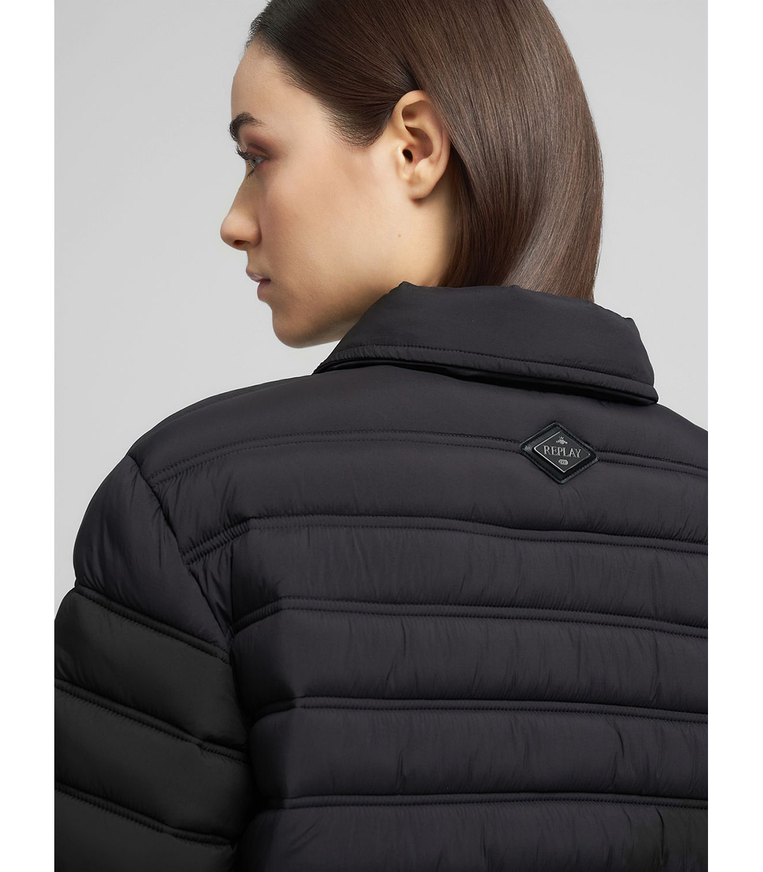 クロップド エコダウンジャケット 詳細画像 ブラック 7